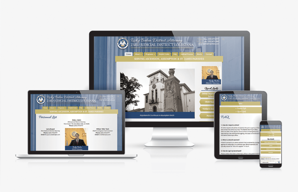 23rd District Attorney’s Office Website Design & Development