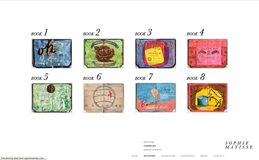 Sophia Matisse's Artwork Sophia Matisse's Artwork