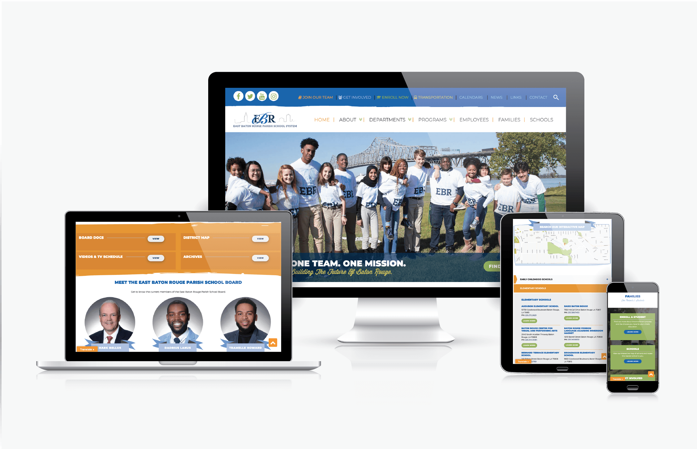 Torapath Technologies Launches The Brand New Website For The East Baton Rouge Parish School System!