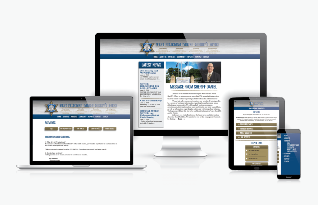 West Feliciana Parish Sheriff&rsquo;s Office Website Design & Development
